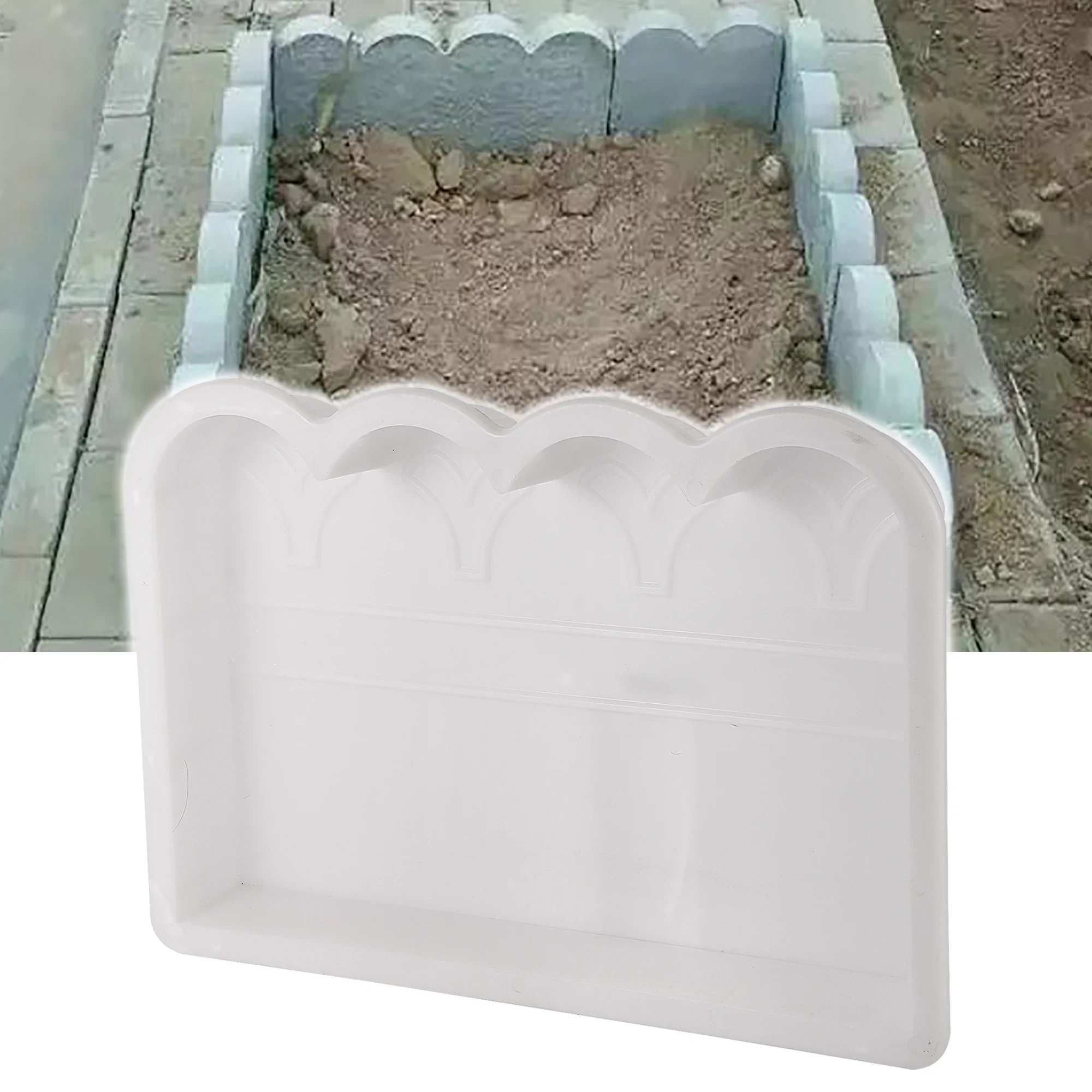 DIY Courtyard Garden Building Fence Tool Plastic Brick Cement Mould Garden Path Mold concrete wall fence post mold mould