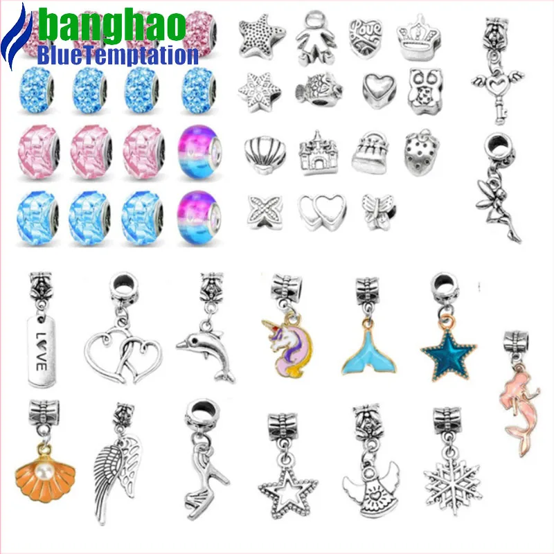 wholesale Fashion diy bracelet Charms jewelry making accessories pendants handmade alloy beads bracelets gift HDT023