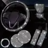 Stylish Rhinestone Car Interior Set. 6