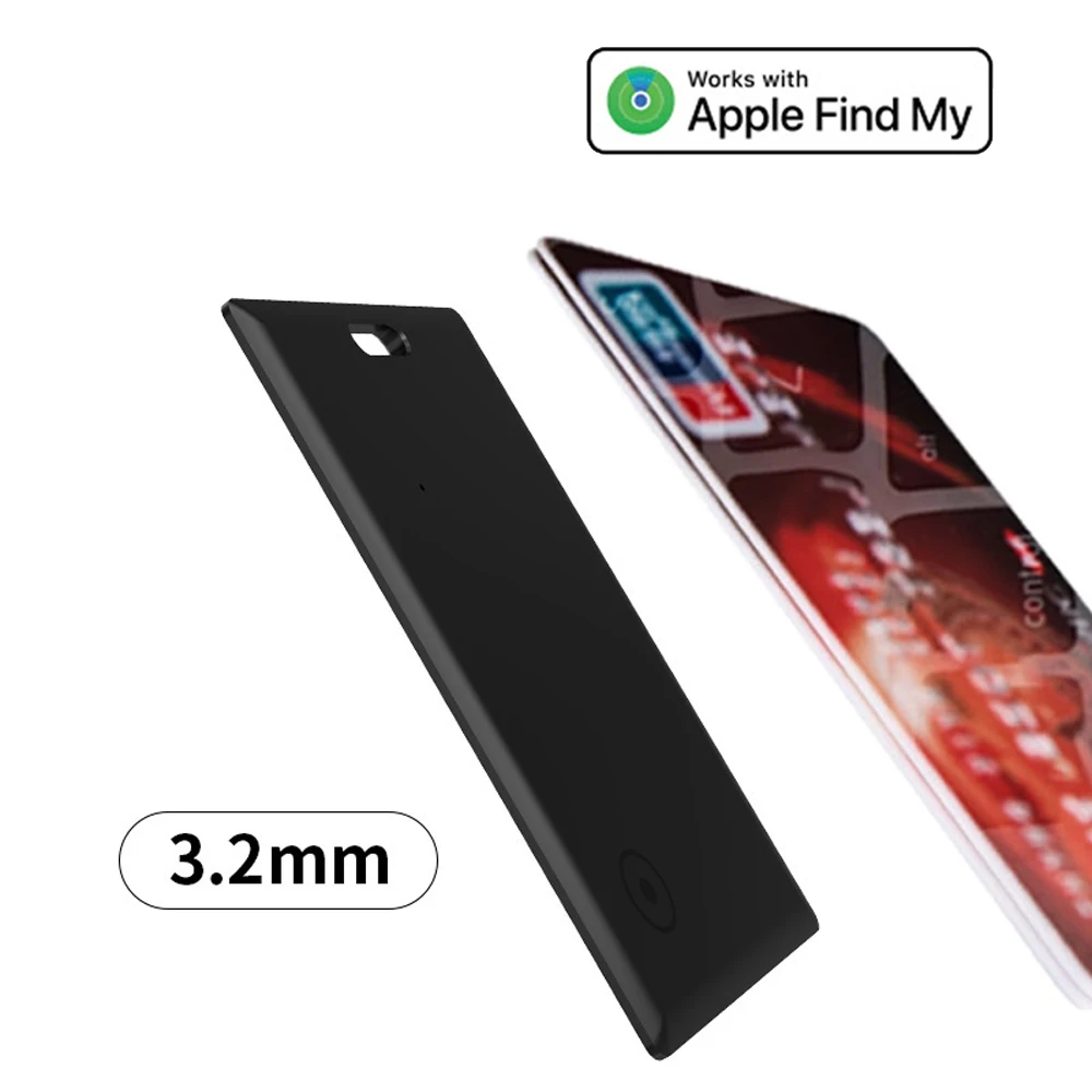 Smart GPS Tracker Waterproof Ultra-thin Card Locator Wallet Passport Anti-loss Device Mobile Keys Pet Elderly Kids for Find My