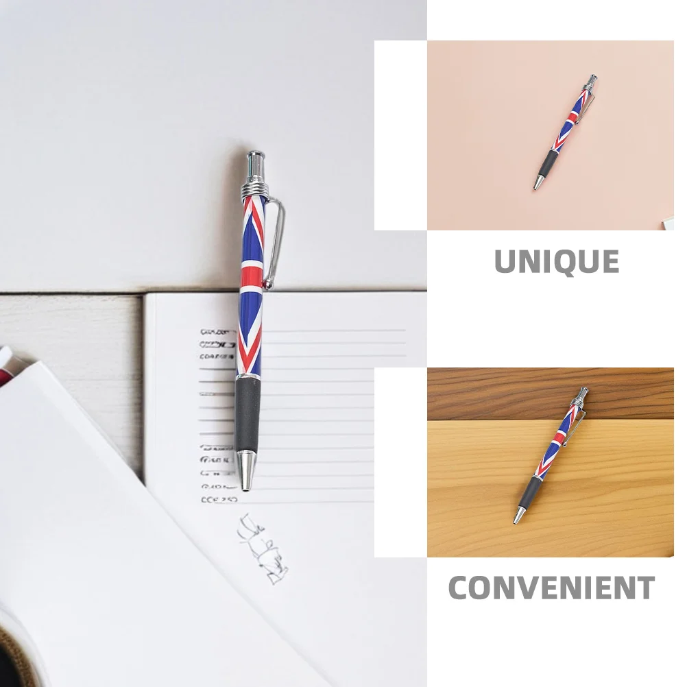 20Pcs British Flag Ballpoint Pen Smooth Writing Instrument Comfortable Grip Office School Writing Signing Tool Uk Pattern