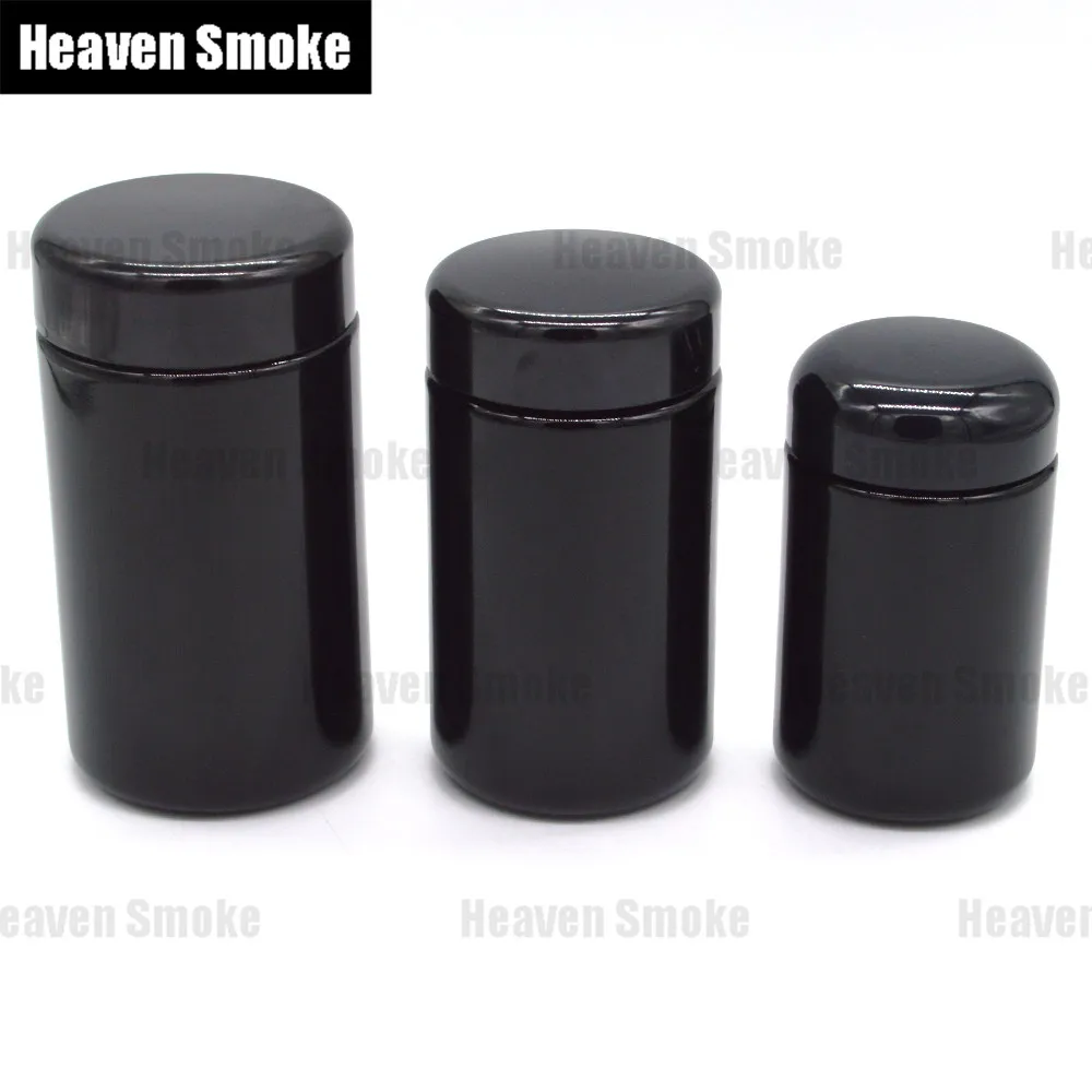 5ml to 1000ml Black Ultraviolet Glass UV Jars Wax Oil Concentrate Jar Airtight Container For Photosensitive Stuff Storage 5