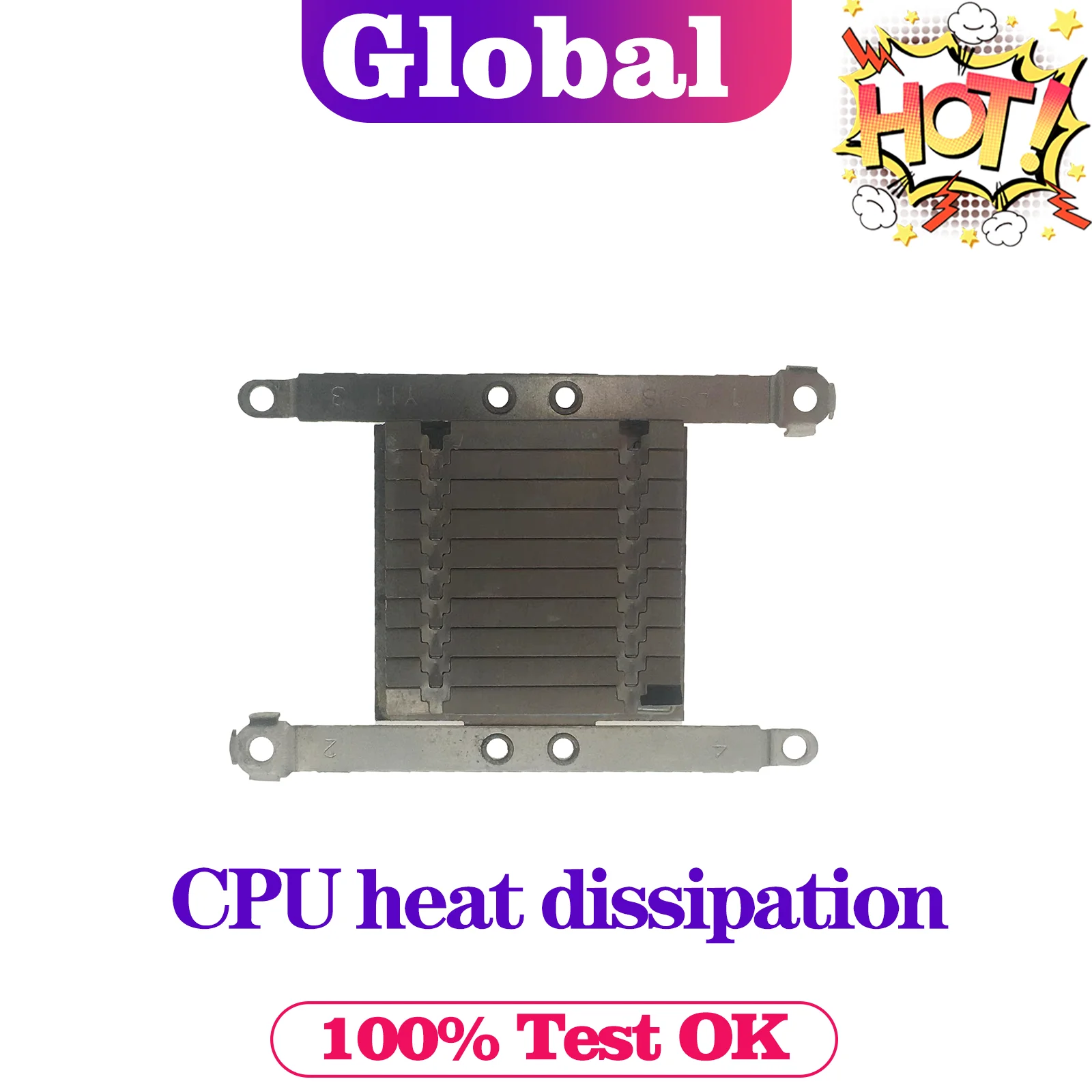 Arrefecimento Cpu Gpu Módulo Radiador Dissipador de Cobre Asus X541u X541uak X541uv X541uvk X541uj F541u A541u R541u X540l X540lj Cpu - Imagem 3
