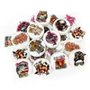 10Pcs New Disc Colour Printing Silicone Beads Food Grade Silicone Focal Bead For Jewelry Making DIY Necklace Accessories 5