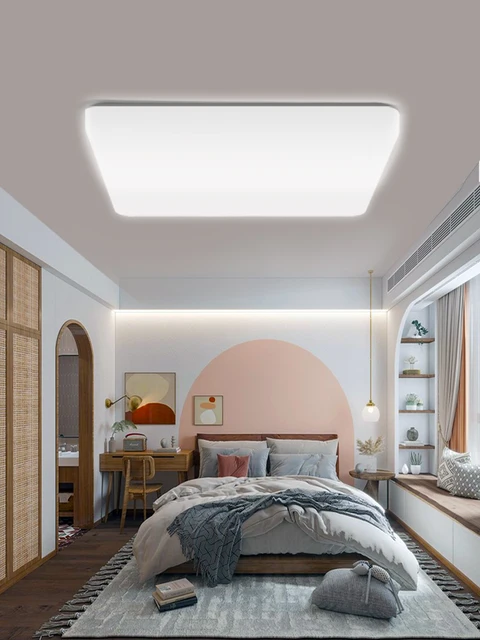 LED Ceiling Lamp KitchenPanel Modern APP Smart Dimming Ceil Lustre Room Chandelier Fixture Home Decorative Square Ceiling Light