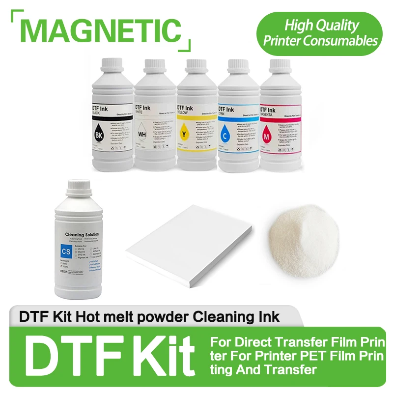 Tinta de Limpeza para pó Quente Dtf 250ml Novo Transferência Direta Impressora Filme Pet Impressão e Transferência