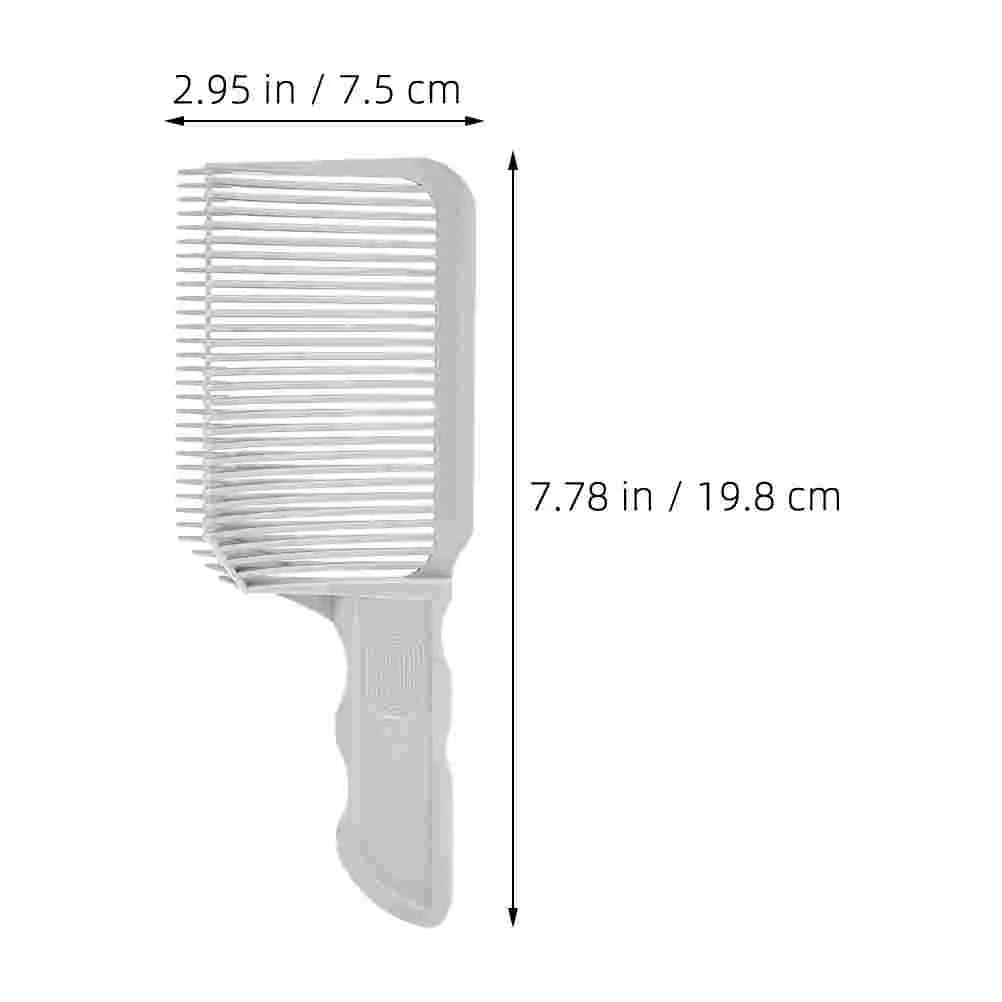 3 Pcs Combs Men's Blending Friend Fade Dilute Barber Haircut for Stylist Light Grey Tool Man 5