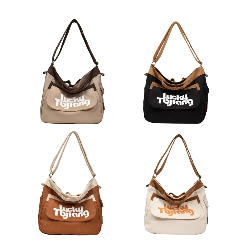 

Trendy and Functional Canvas Crossbody Bag for Professionals and Students 066F