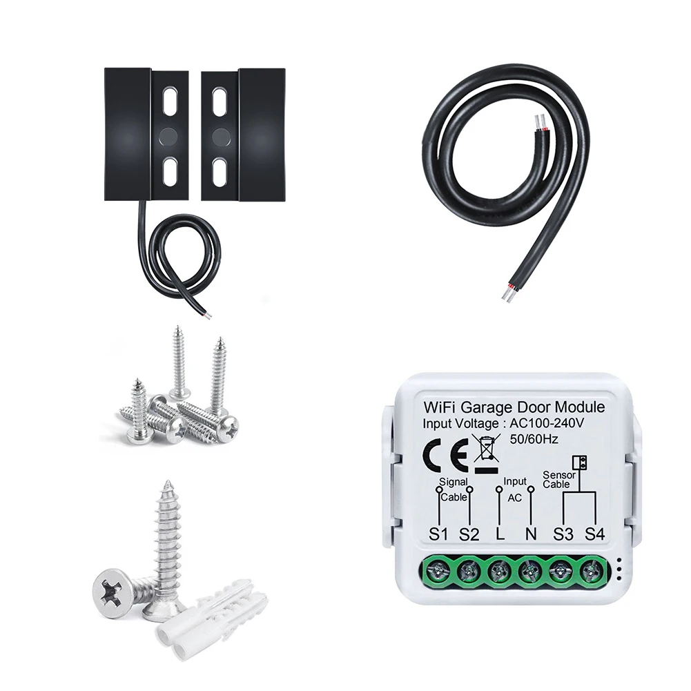 

Breaker Circuit Breaker Schedule On The APP Smart Switch On-Off WiFi Garage Door Controller 39.2mm*39.2mm*18mm