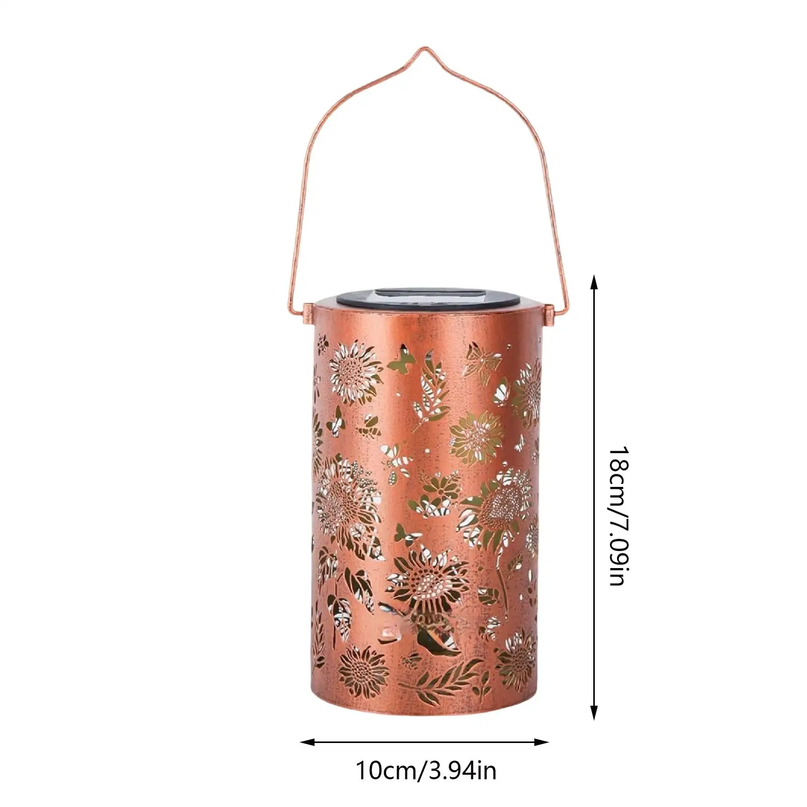Outdoor Solar Lanterns Waterproof Weatherproof Hollow Out Solar Garden Lanterns Lawn Decorations Outdoor For Women Mom Grandma - Image 5
