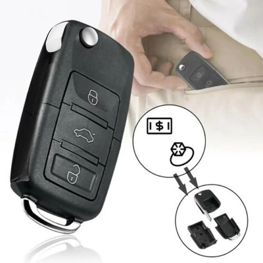 

Suitable For Volkswagen B5 Sub Machine Folding Case Car Remote Control Chip Key Case Kd Sub Machine Vvdi Iron General
