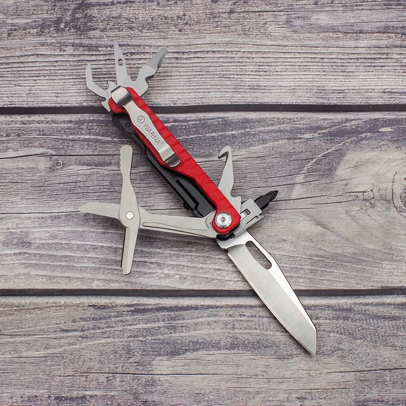 BHBT 18 in 1 접이식 Multitool 휴대용 다기능 조합 도구 접이식 가위 EDC 야외 장비