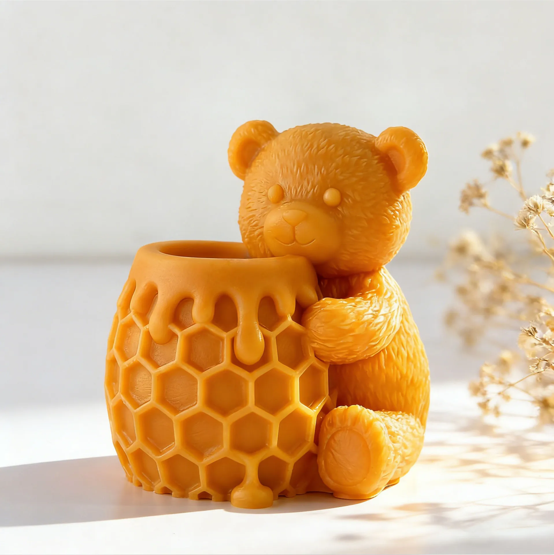 Honeypot Bear Silicone Mold 1