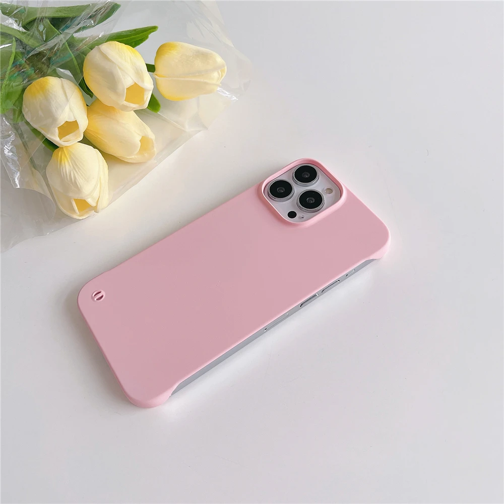 Ultra Thin Frameless Matte Luxury Candy Color Phone Case