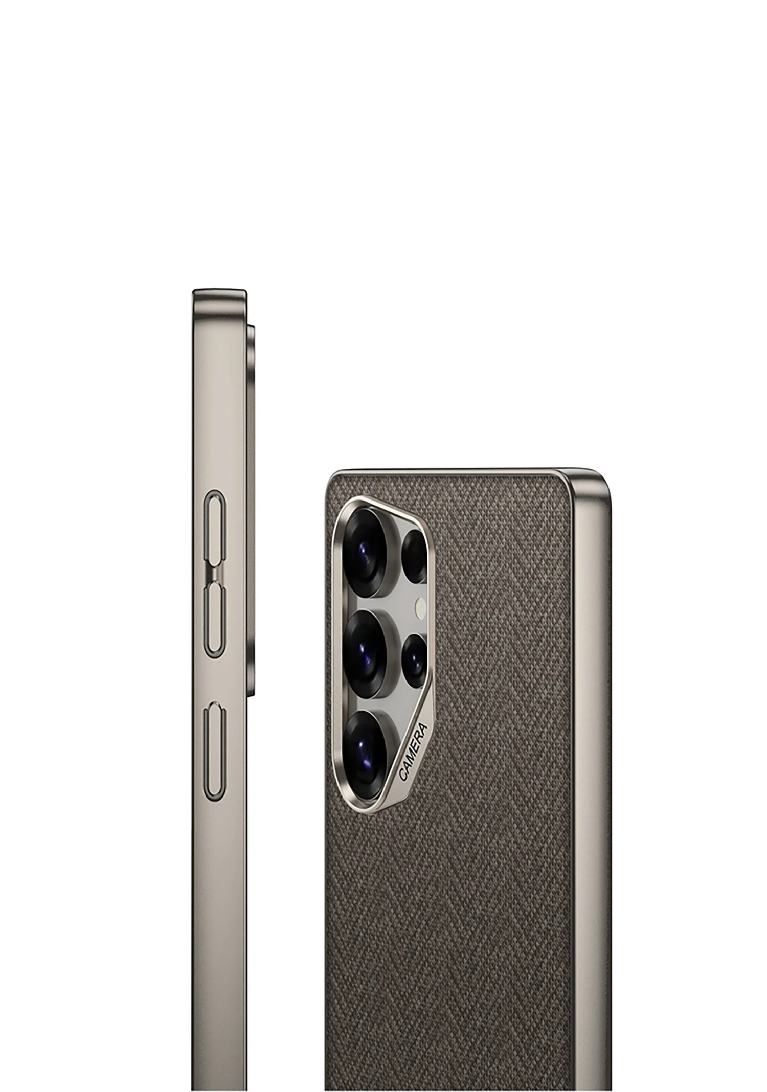 Original Case For Samsung Galaxy S25 Ultra Luxury Nylon Pattern Shockproof Matte