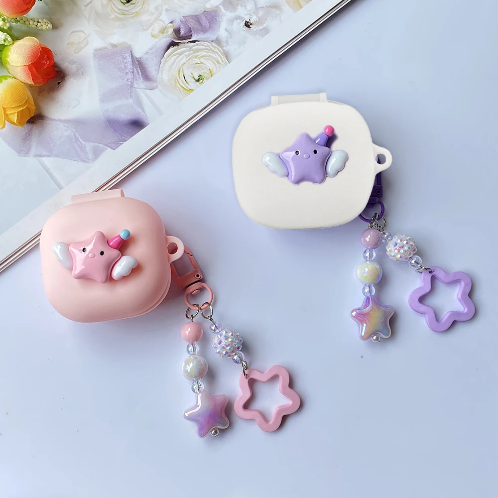 Per Jbl Live Pro 2 Tws Custodia Cute Cartoon Con Portachiavi Custodia In Silicone Per Jbl Live Pro + Cover Per Auricolari Per Jbl Live Free 2 Tws