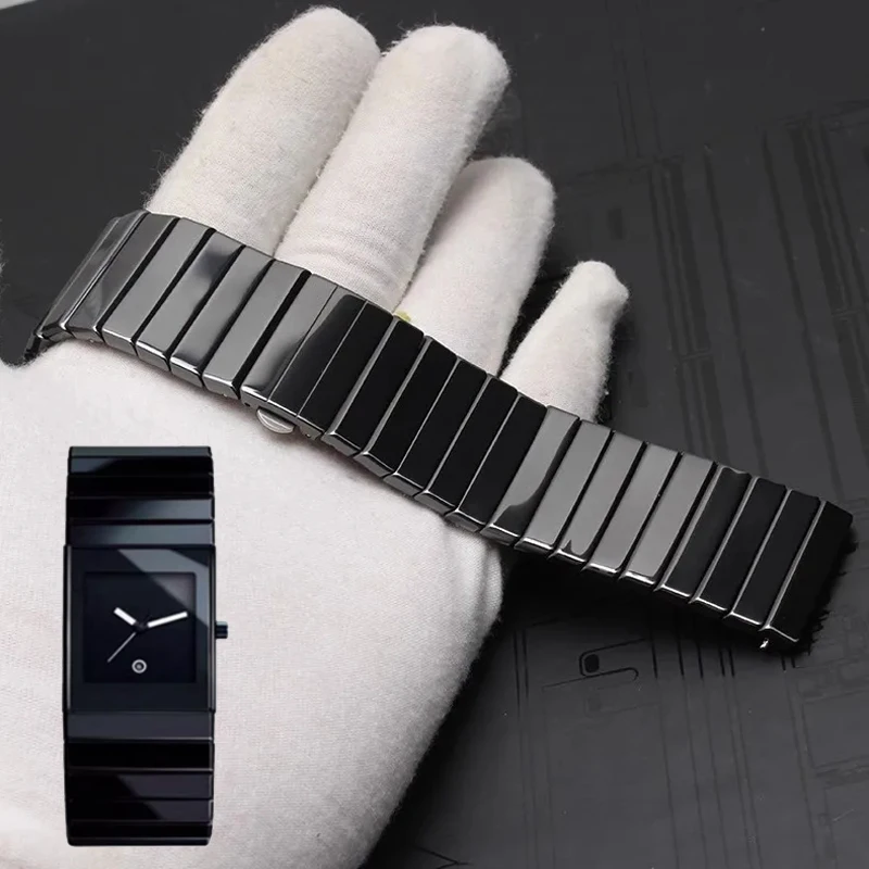 Sostituzione Del Cinturino Dell'Orologio In Ceramica Nera Di Alta Qualità Per Il Cinturino Dell'Orologio Della Serie Rado Diamaster 35Mm 27Mm Braccial