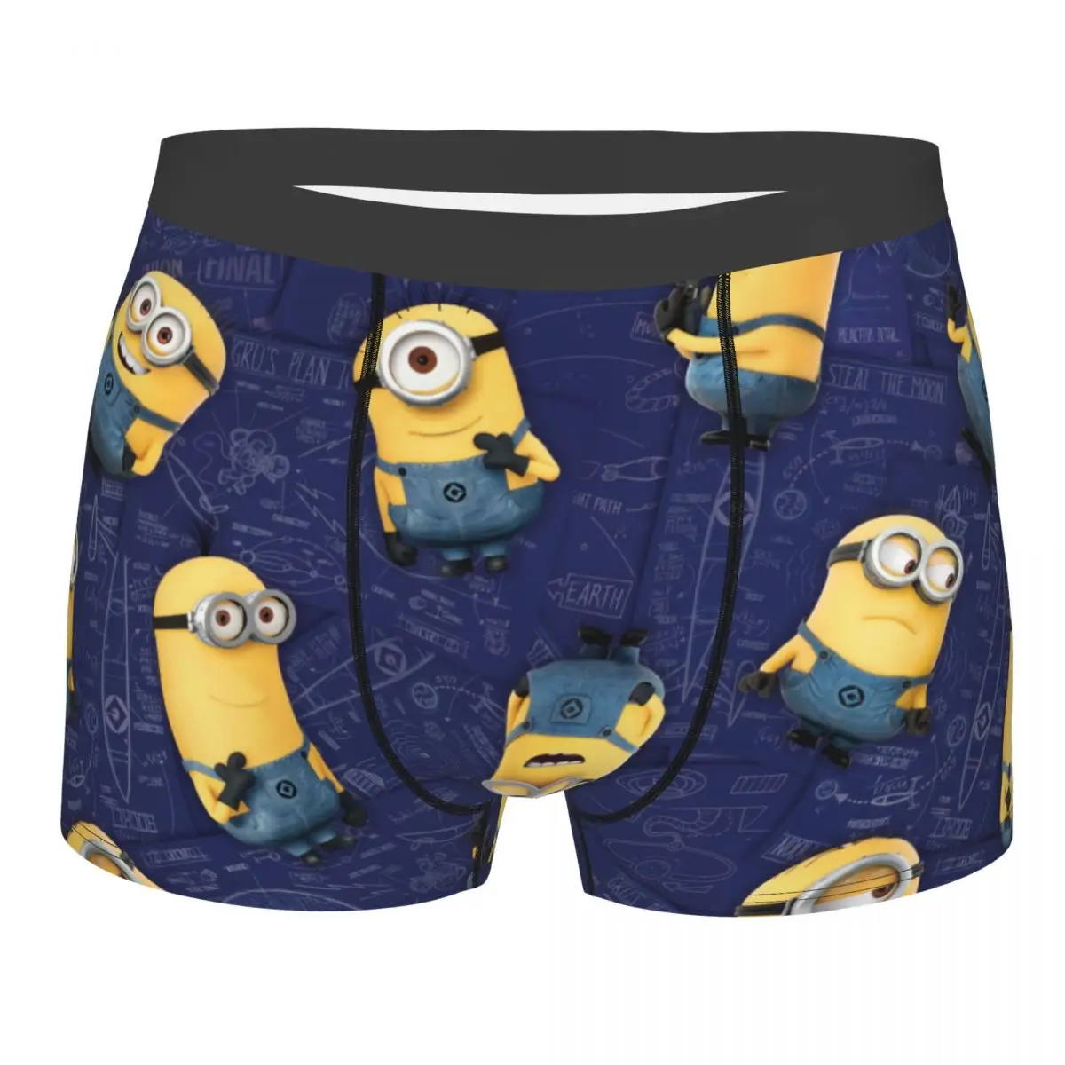 Custom Minions Emotions Boxer Shorts Mens Minion Slip Intimo Mutande Fresche