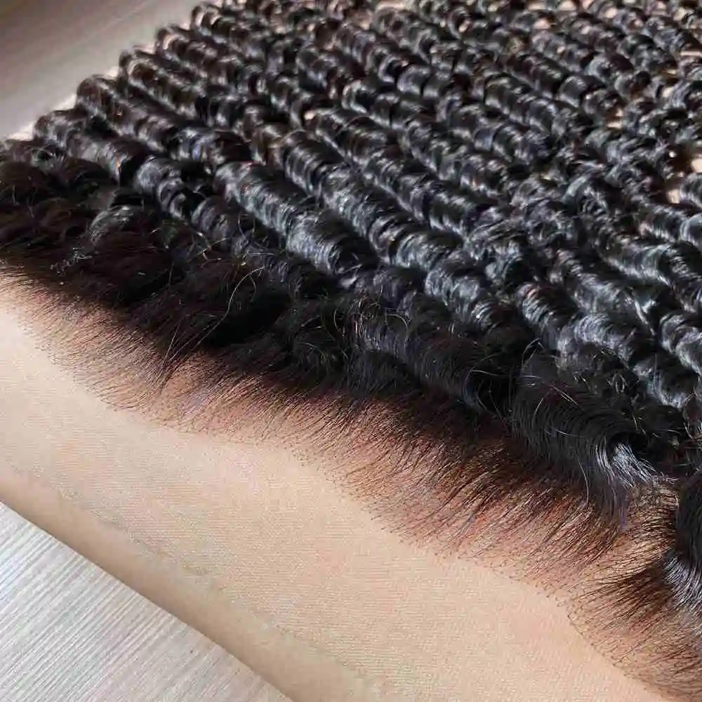 SKINLIKE Real HD Lace Frontal 13x6 Melt Skins Pre Plucked Deep Wave Invisible 6x6 HD Lace Closure Only Deep Wave Remy Human Hair