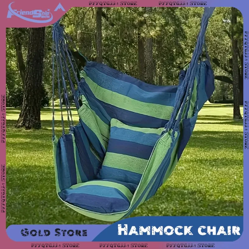 Hanging Chair Bedroom Swing Outdoor Hammock Chair Thickened Canvas Leisure Swing Dormitory Hammock Rocking hammock swing chair