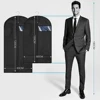 Waterproof Clothes Dust Cover Coat Suit Dress Protector Hanging Garment Bags Home Closet Organizer Dustproof Clothing Covers 2