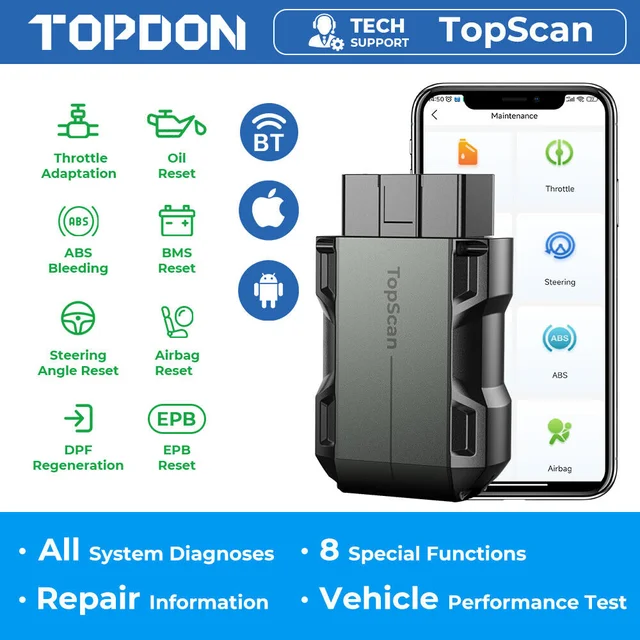 TOPDON TopScan Lite Scanner Smart Diagnostic Tool
