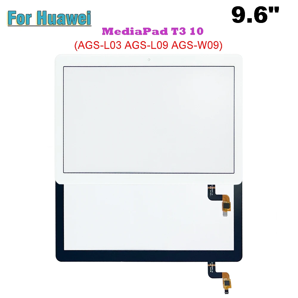 

9.6" New For Huawei MediaPad T3 10 AGS-L03 AGS-L09 AGS-W09 Touch Screen + OCA LCD Front Glass Panel Replacement