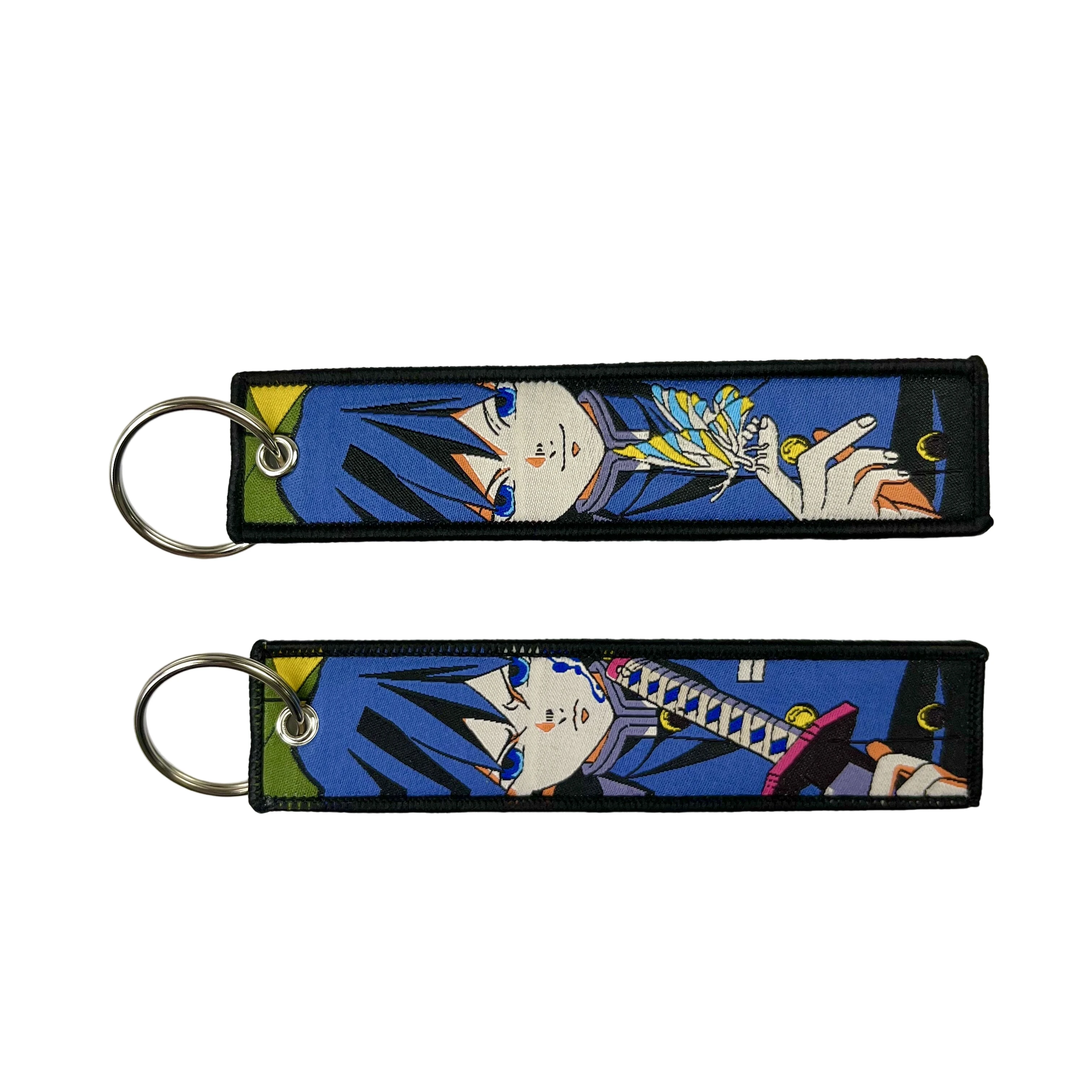 Anime Lock Keychain Fan Gifts Jet Tags Embroidery Key Tag Cute Car Pendant Keyring Ornament Bag Purse Charm Accessories Gifts 5