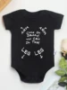 Baby Girls Boys Casual "Come One Daddy You Can Do This" Letter Print Newborn Cute Short Sleeve Onesie Clothes 1