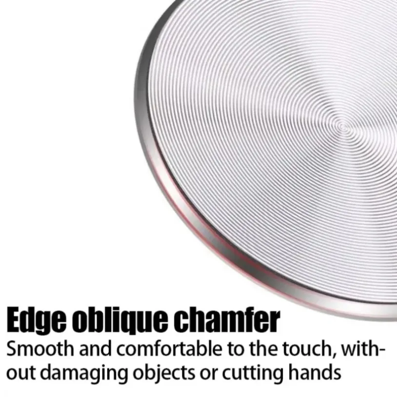 1PCS Thin Metal Plate Disk Portable CD Pattern/smooth Magnetic Disk for Magnetic Phone Tablet Holder Suit Iron Car Cell Mout