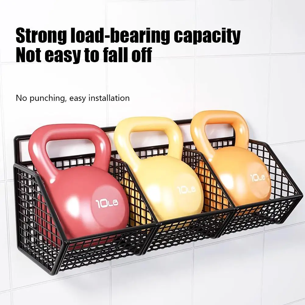 Hanging Storage Basket Kitchen Fruit Vegetable Plates Dishes Tray Non Perforated Grocery Holder Kitchen Wall Mount Storage Rack
