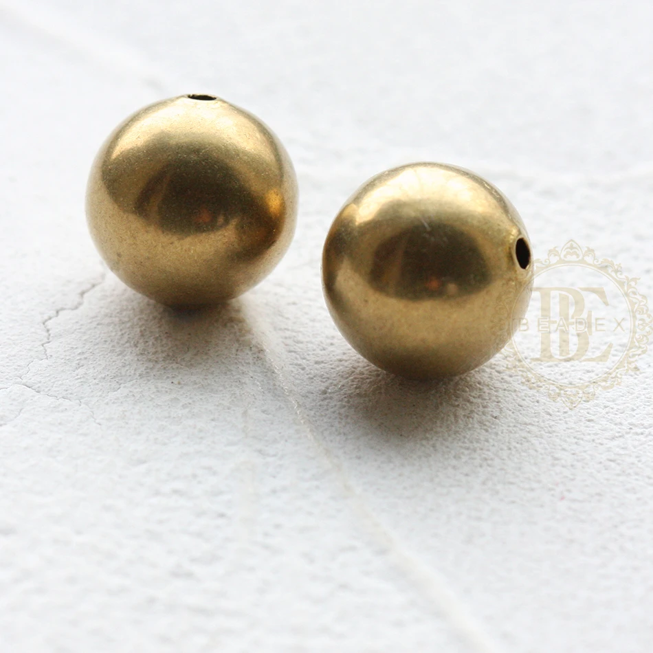 DIY Supply Hollow Raw Brass Ball Varies Sizes