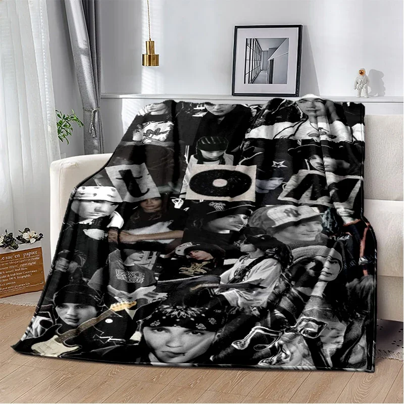 Tokio Hotel Rock Band Tom Bill Kaulitz 29 Style New Blanket,Soft Throw Blanket for Home Bedroom Bed Sofa Cover Kids Gift Cover 5