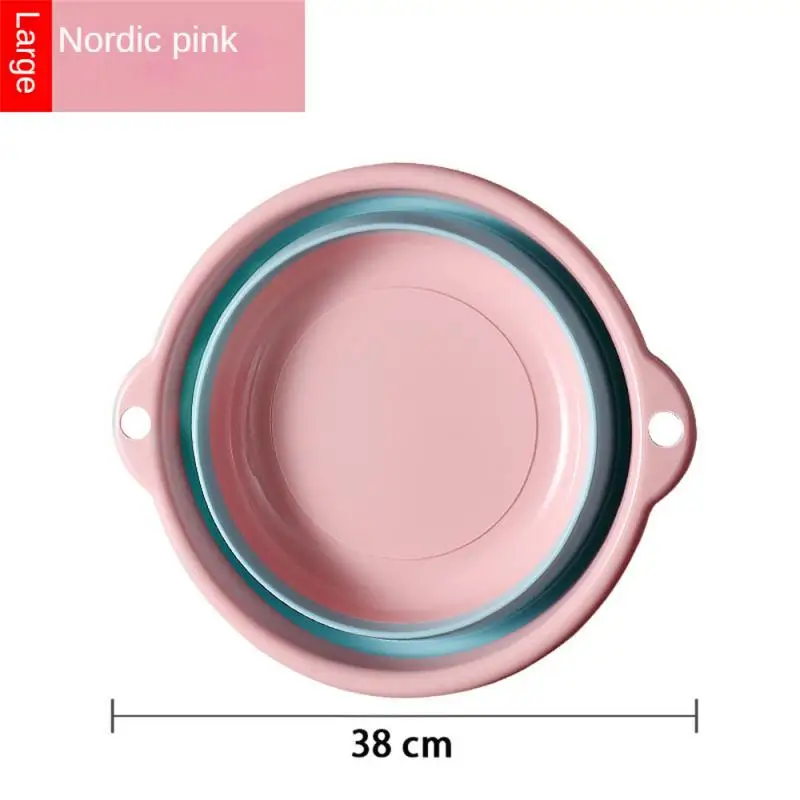Plastic Folding Basins Portable Wash Basins Folding Laundry Tub Adult Baby Bath Basin Bathroom Kitchen Accessories Wash