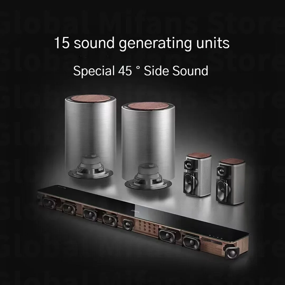 BINNIFA Home Audio Speaker MAX 7S 5.2 Dual Bass Surround Sound Subwoofer Theater Bluetooth Dolby DTS Decoding Dual Microphone