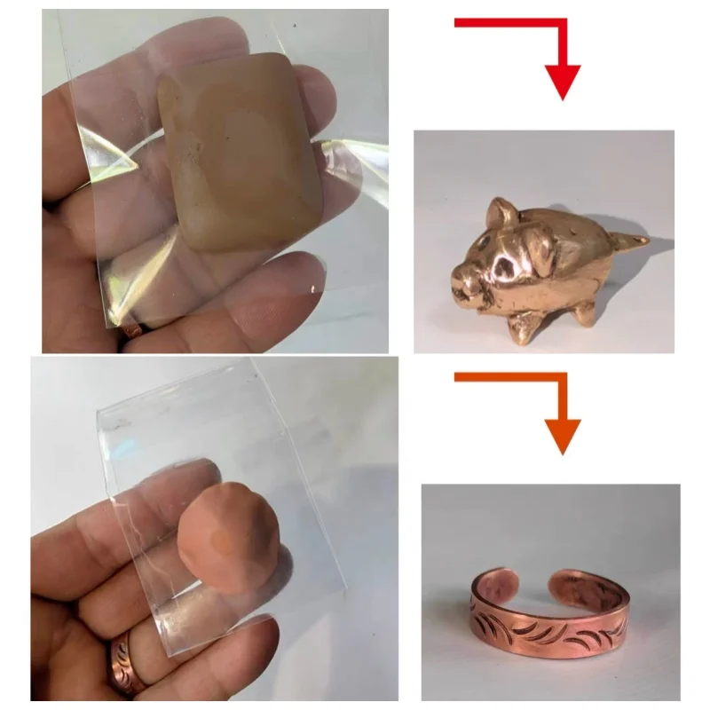 20/50/100g 레드 구리/청동 금속 점토 DIY 수제 원료 귀걸이 목걸이 팔찌 ..