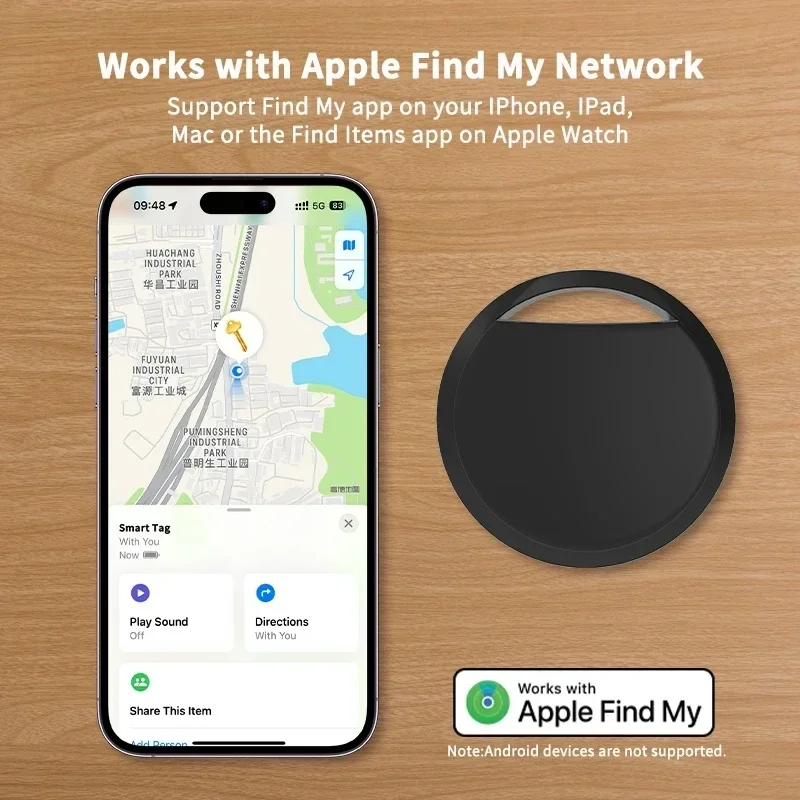 GPS smart air tag Bluetooth anti loss device Suitable For Apple smart tracker Key Luggage Wallet Find Me iOS only wireless gps tracker gps locator key finder anti lost tracker bluetooth tracker bluetooth gps tracker bluetooth finder wallet tracker