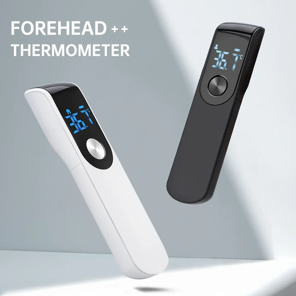 Household Infrared Thermometer Digital Non Contact LCD Laser Thermometer Tool Handheld IR Temp Pyrometer Finger Pulse Oximeter