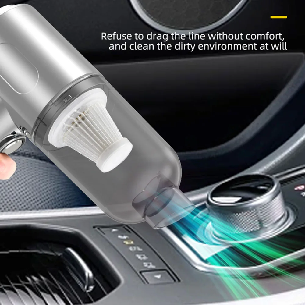 

Vehicle Vacuum Cleaner ABS Vehicle Rechargeable Vacuum Cleaner With Strong Suction Cordless Dust Collector Vacuum Cleaner