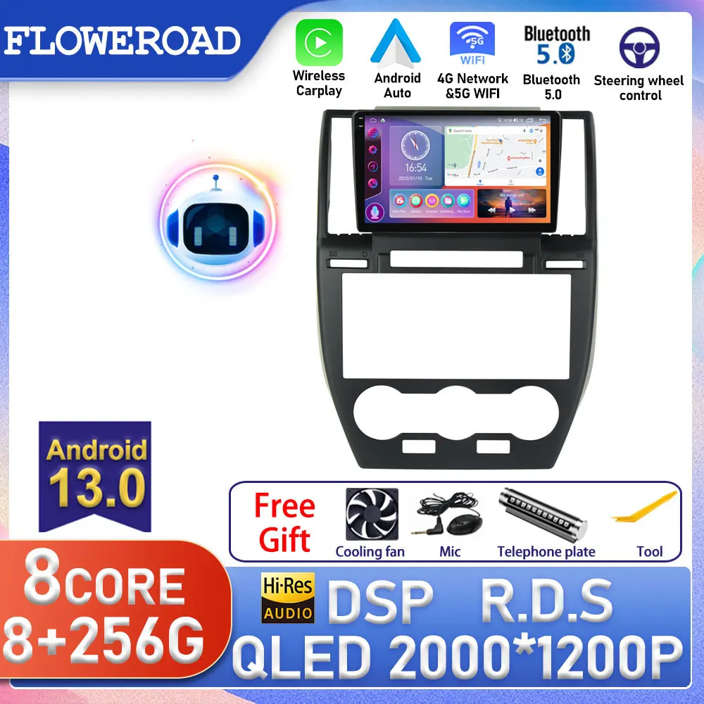 Android Per Land Rover Freelander 2 2006 - 2012 Autoradio Stereo Multimedia Navigation Autoradio Player Gps Tv Carplay Monitor