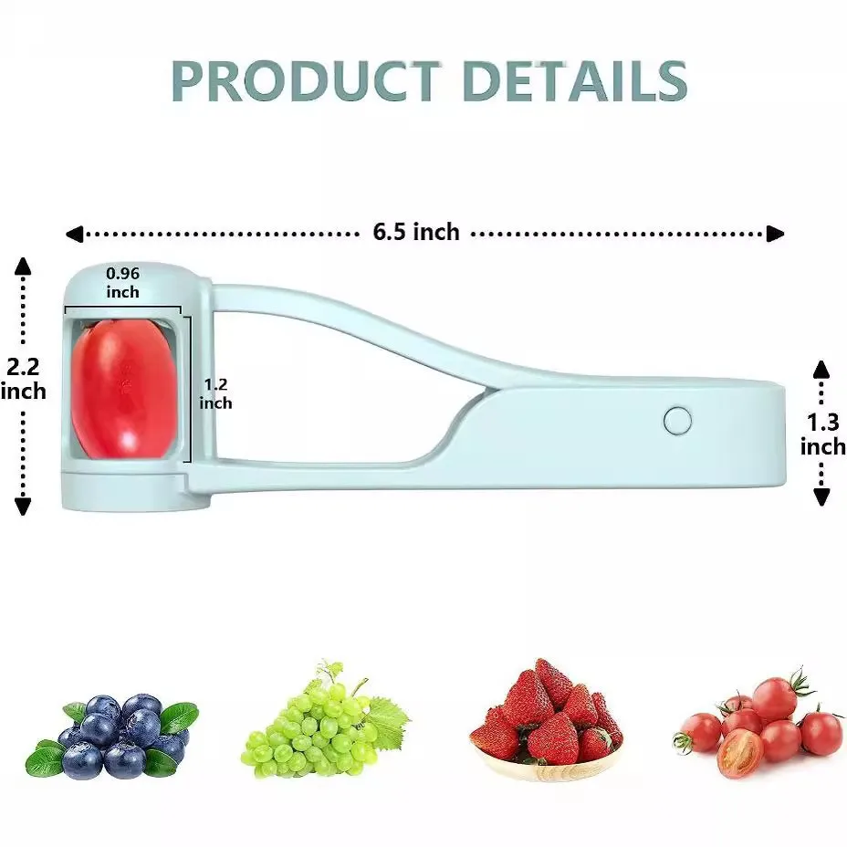 Modern Simple Stainless Steel Grape Slicer Fruit Divider Fresh Fruit Separator Artifact