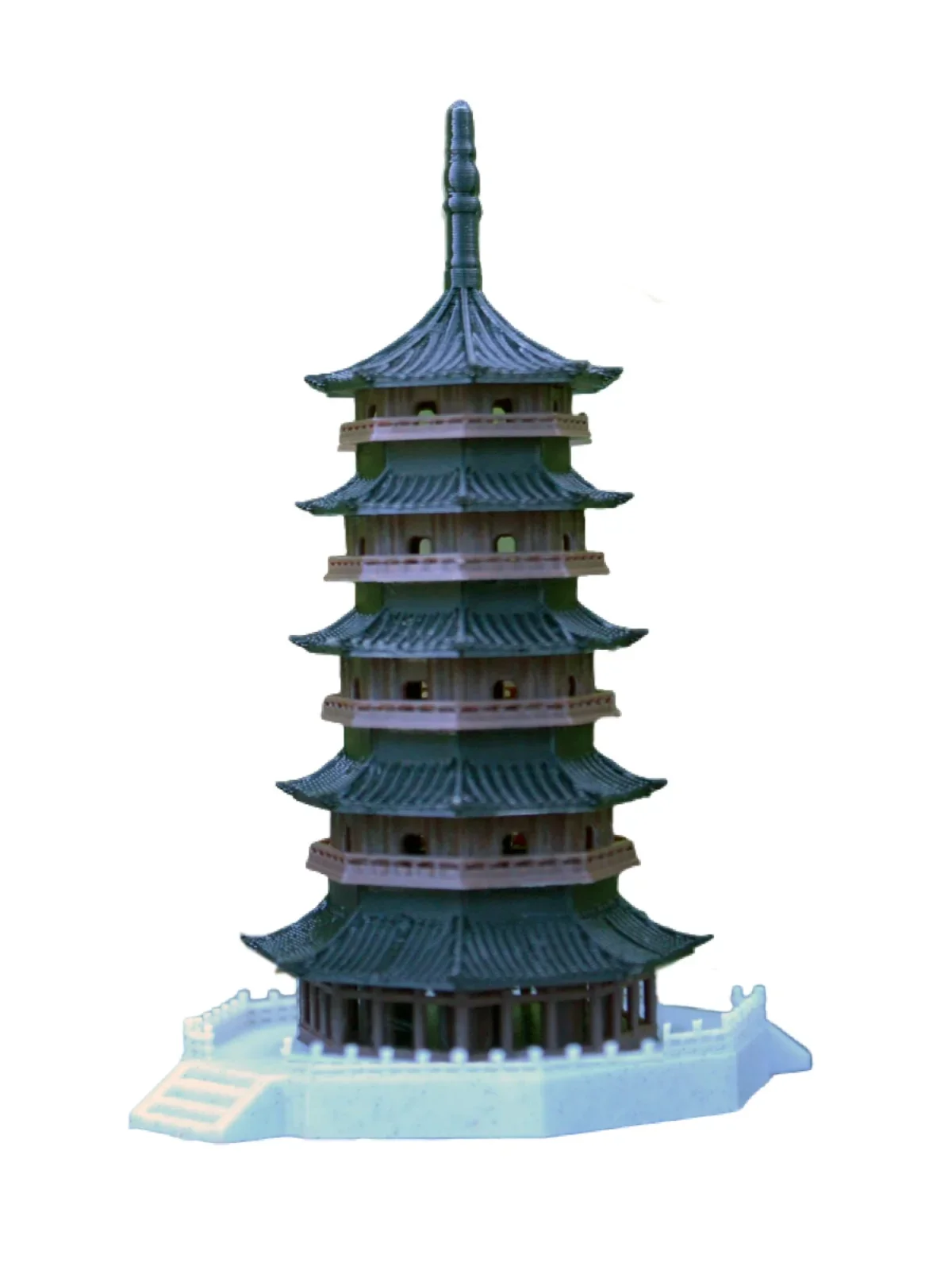 Chinese Ancient Building Leifeng Pagoda Hangzhou West Lake Rockery