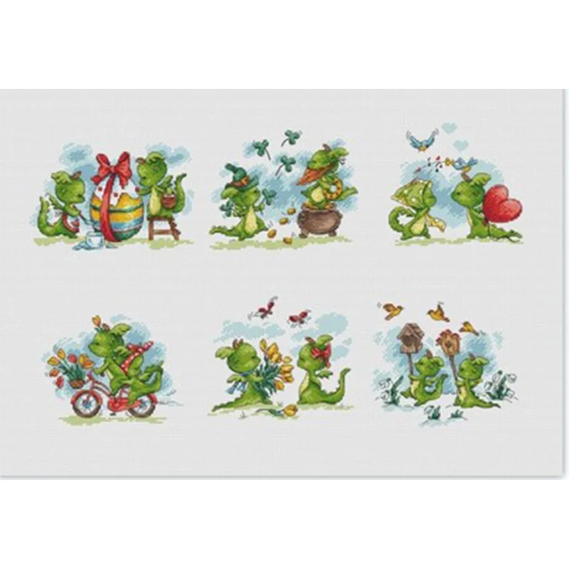 7493CrossstitchkitsCrossstitchsetsNeedleworkHomefunDiystich