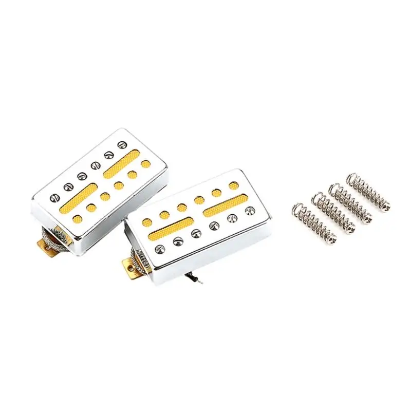 

Single Coil Pickups Neck and Bridge Replacement Accessory Set for LP Electric Guitar for Guitar Parts GXMF