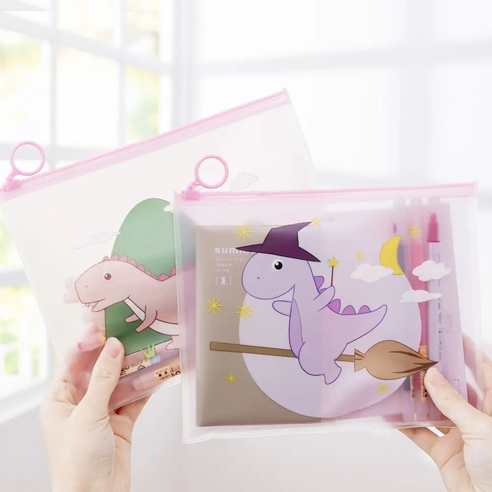 

Office Supplies Information Bag Learning Stationery File Folder Pencil Case File Storage Bag Magic Dinosaur File Bag