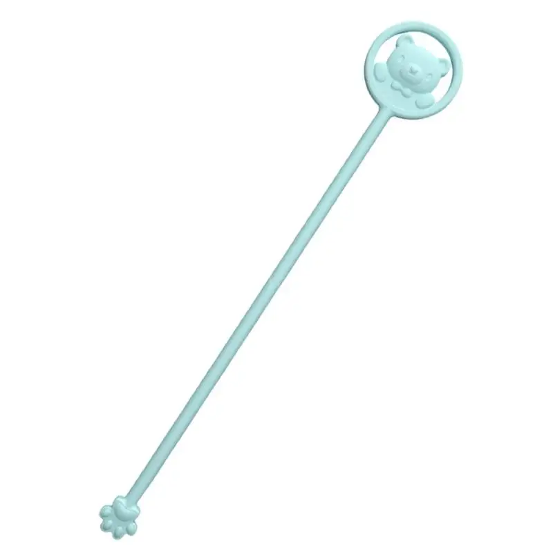 Baby Formula Mixer Cartoon Mixing with Temperature Sensing Function for Perfectly Warm Feeding Silicone Stirrer