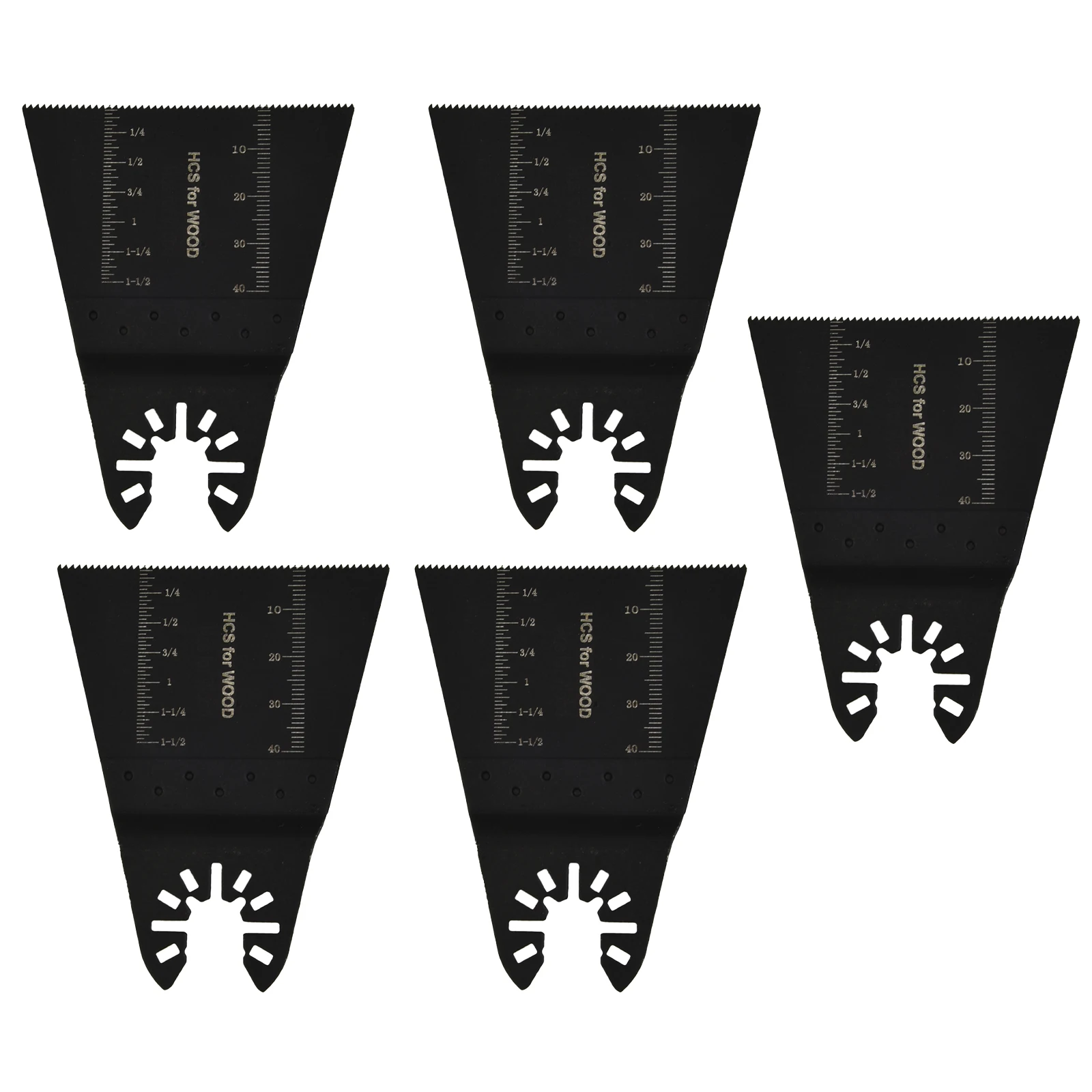 5pcs 65mm Multi-Function Renovator Saw Blade Set High Carbon Steel Oscillating Multi Tool For Wood Japan Tooth Power Tools
