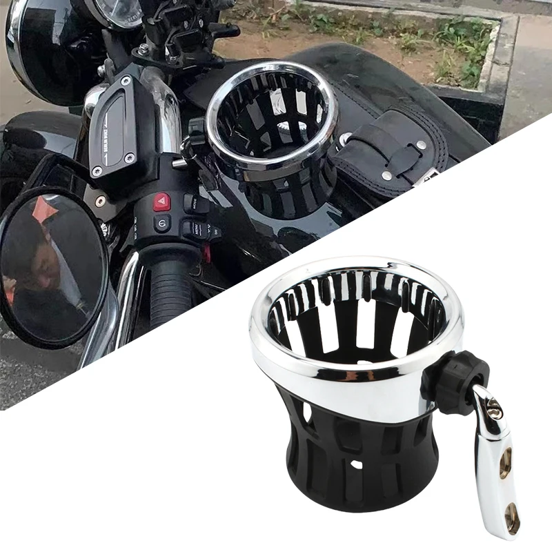 

Подходит для Harley Davidson все модели универсальный модифицированный мотоциклетный держатель для стакана качественный Ретро сетчатый держатель для стакана для напитков аксессуары