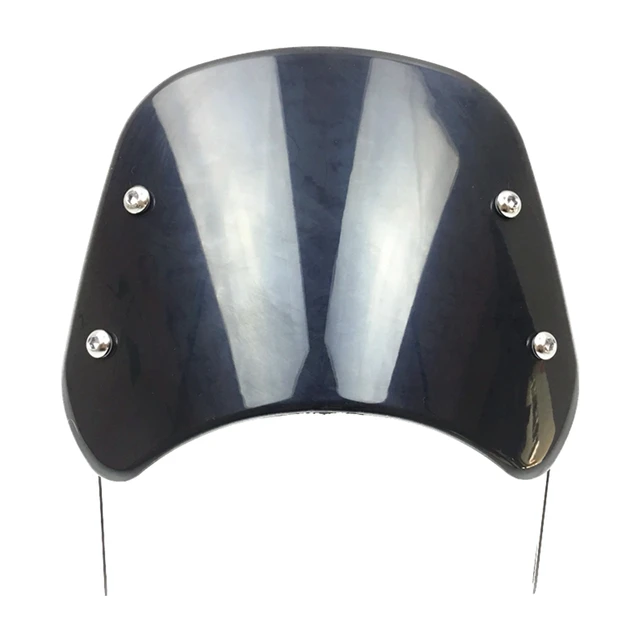 Carbon fiber painting motorcycle small windshield retro small