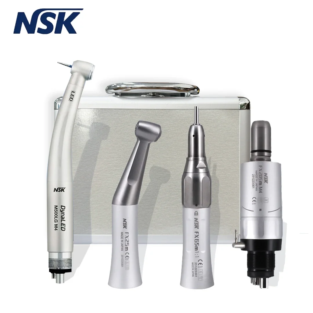 thumbnail image 2 of POPDENT Dental High-Speed Handpiece - NSK Style Push Button Turbine For E-generator, No-LED Or LED Options, 2/4 Hole Air Driven | Model A7-13867 2 of 11
